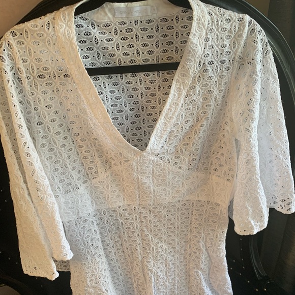 EUC Anne Fontaine Pamela Eyelet Dress - Picture 5 of 7